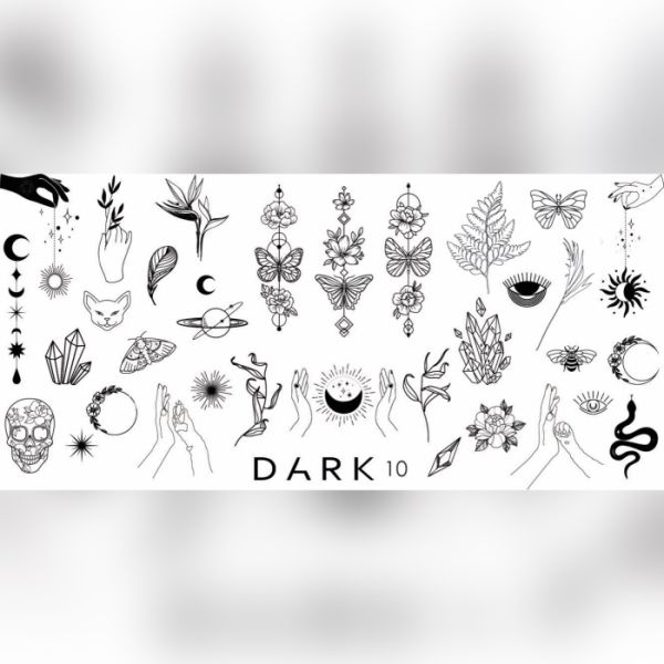 Пластина для стемпінгу DARK 10