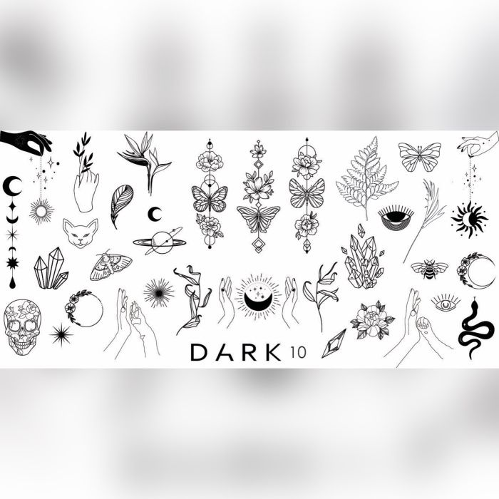 Пластина для стемпінгу DARK 10