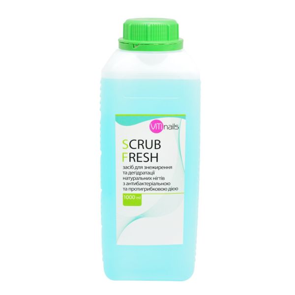 Засіб для знежирення нігтів Viti scrub fresher, 1000 мл
