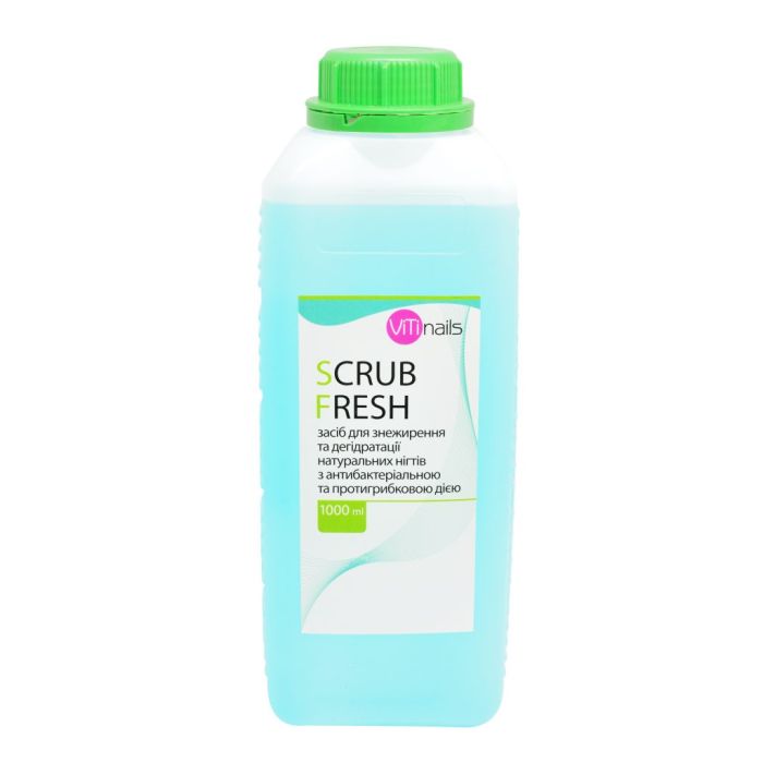 Засіб для знежирення нігтів Viti scrub fresher, 1000 мл