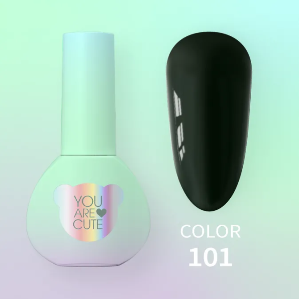 Гель-лак You are Cute 101 темний зелений, 5мл