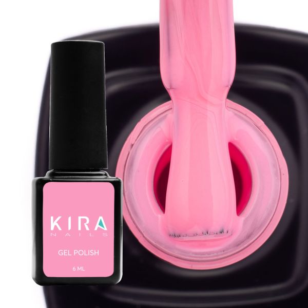 Гель-лак Kira Nails №101 (яскравий рожевий, емаль), 6 мл