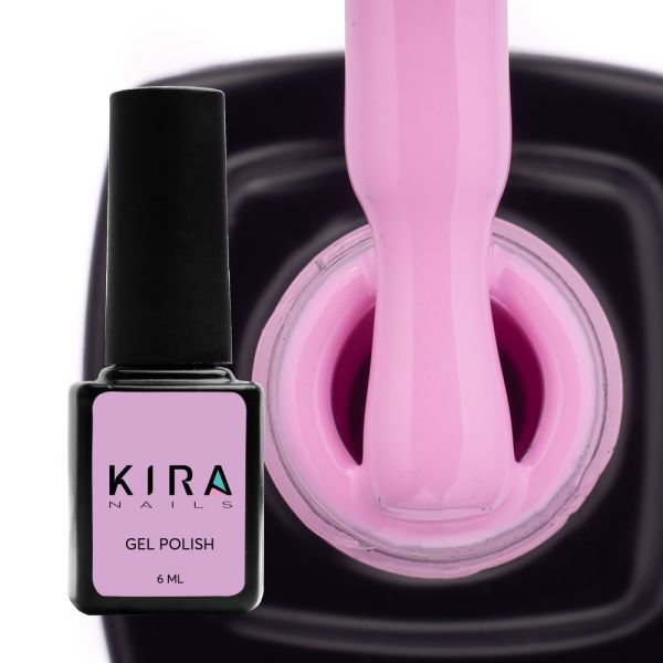 Гель-лак Kira Nails №103, (розово-лиловый, эмаль), 6 мл