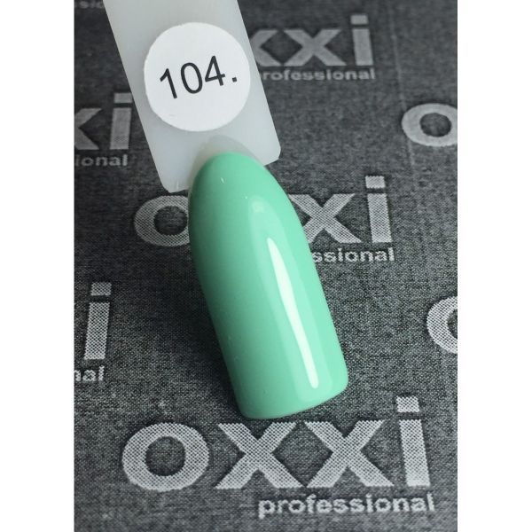 Гель-лак OXXI Professional №104 (мятный, эмаль), 8 мл