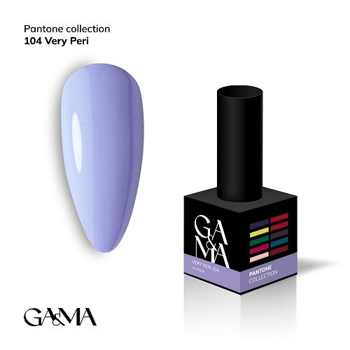 Гель-лак GaMa Pantone collection 104 Very peri 10мл