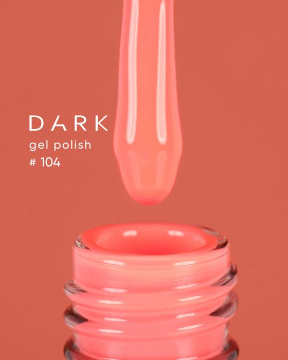 Гель-лак Dark 104 розово-персиковый