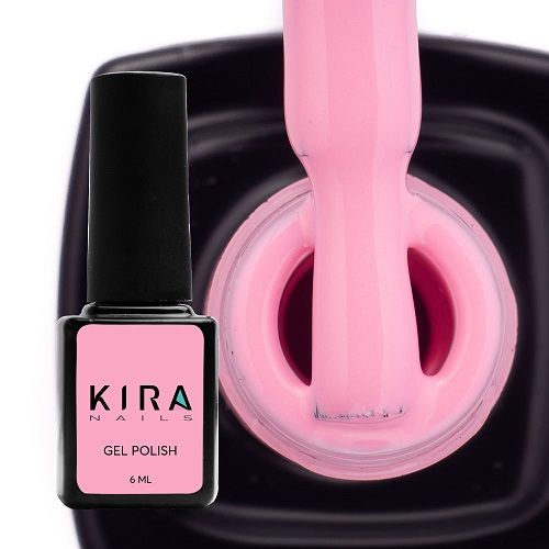 Гель-лак Kira Nails №104 (насичений рожевий, емаль), 6 мл
