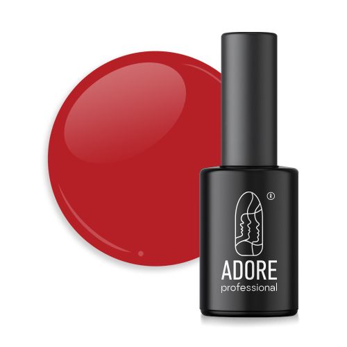 Гель-лак Adore 104  red классический светло-красный 8мл