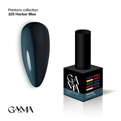 Гель-лак GaMa Pantone collection 105 Harbor blue 10мл