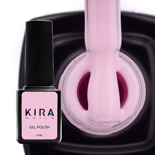 Гель-лак Kira Nails №105 (нежно-розовый, эмаль), 6 мл 