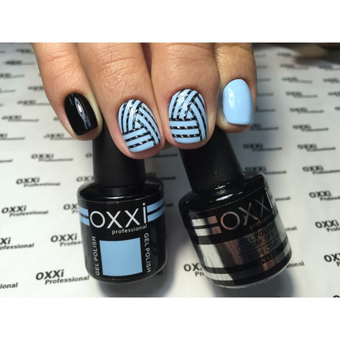 Гель-лак OXXI Professional №106 (голубой, эмаль), 8 мл