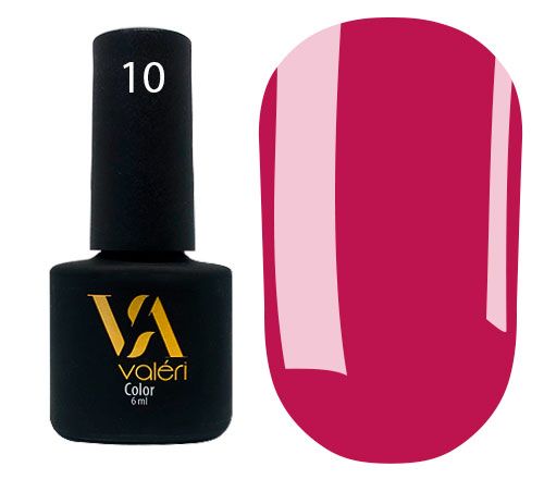 Гель лак Valeri 6 ml №10 темно-розовый
