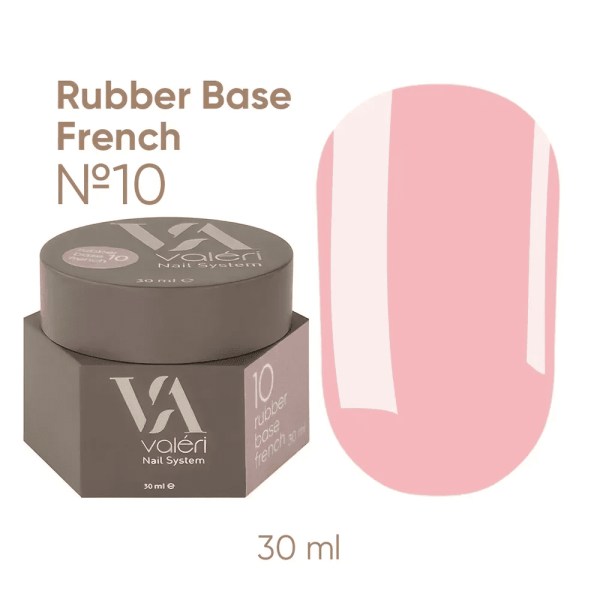 База камуфляж Valeri French Base  №10 (ніжно-рожева)  30мл