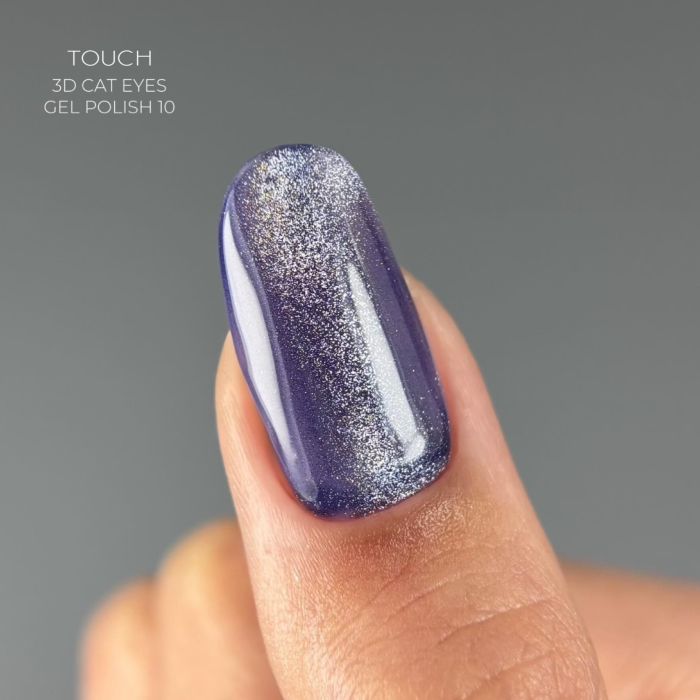 Гель-лак котяче око Touch 3D Cat Eye 10, 9мл