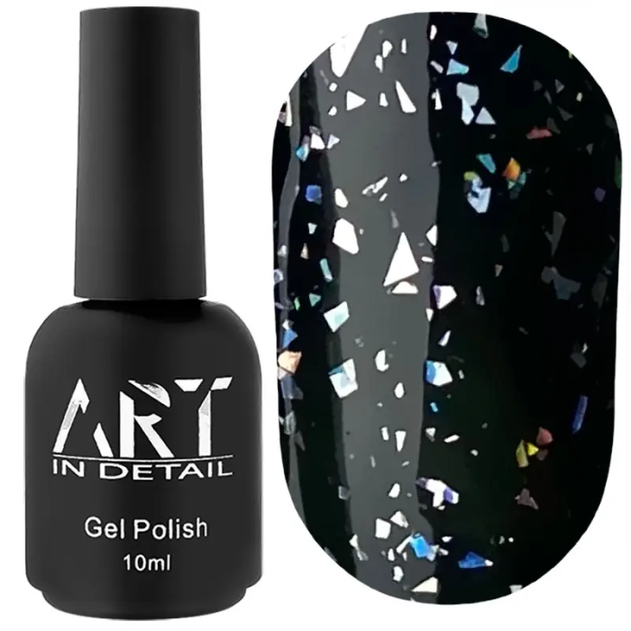 Топ для гель-лака с голограммными хлопьями ART Shell Top HOLO 10 мл