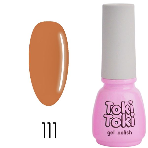 Гель-лак Toki-Toki №111, 5 мл гарбузовий