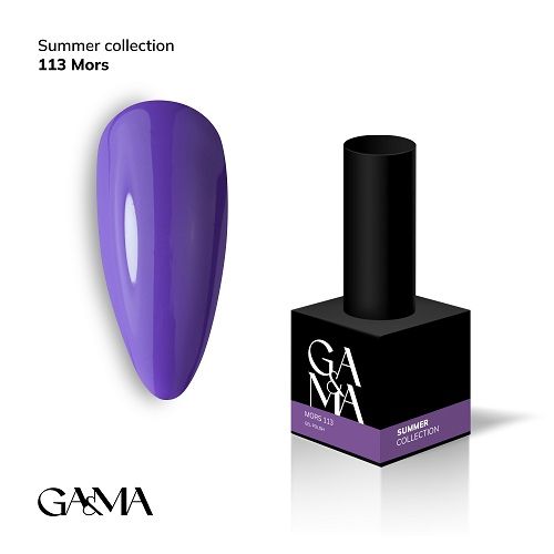 Гель-лак GaMa Summer collection 113 Mors морс 10мл