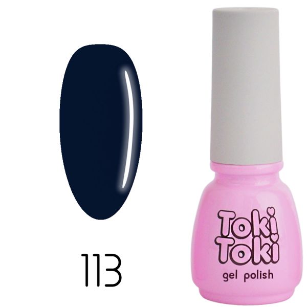 Гель-лак Toki-Toki №113, 5 мл індіго