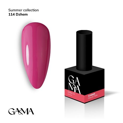 Гель-лак GaMa Summer collection 114 Dzhem джем 10мл