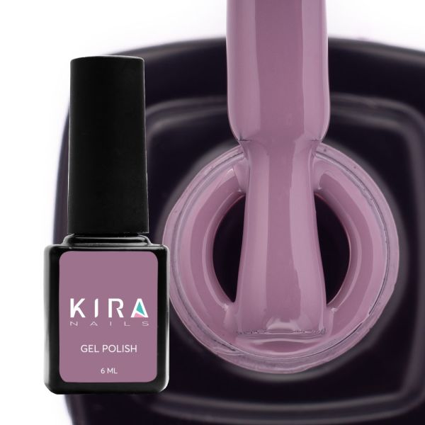 Гель-лак Kira Nails 115 (бузково-бежевий, емаль), 6 мл