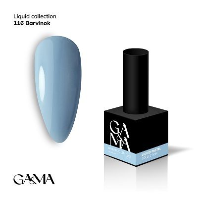 Гель-лак GaMa Liquid pastel 116 Barvinok 10мл