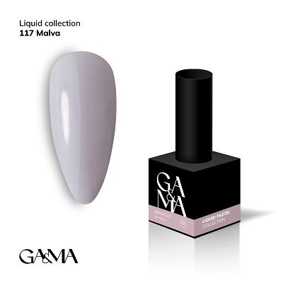 Гель-лак GaMa Liquid pastel 117 Malva 10мл
