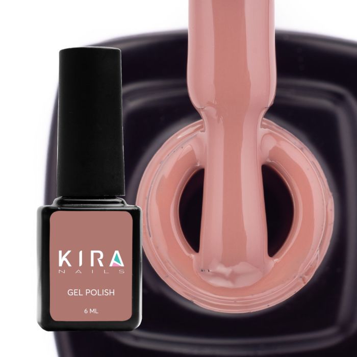 Гель-лак Kira Nails 117 (коричневий, емаль), 6 мл