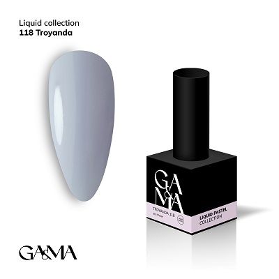 Гель-лак GaMa Liquid pastel 118 Troyanda 10мл