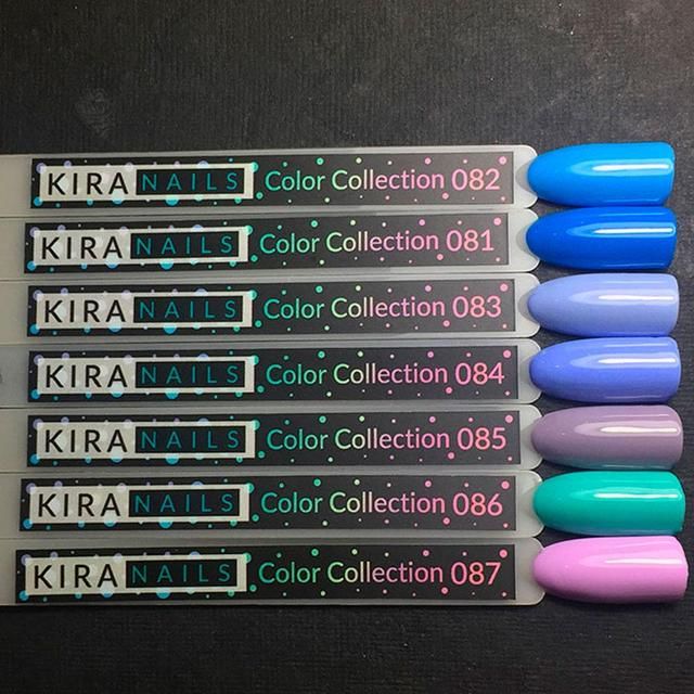 Гель-лак Kira Nails №083 (бледно-васильковый, эмаль), 6 мл