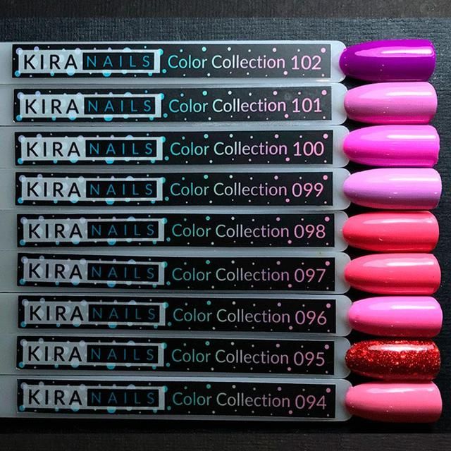 Гель-лак Kira Nails №100 (приглушенная розовая фуксия, эмаль), 6 мл