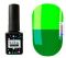 Термо гель-лак Kira Nails №T24 (травяной зеленый, при нагревании кислотный лаймовый), 6 мл