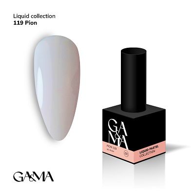 Гель-лак GaMa Liquid pastel 119 Pion 10мл