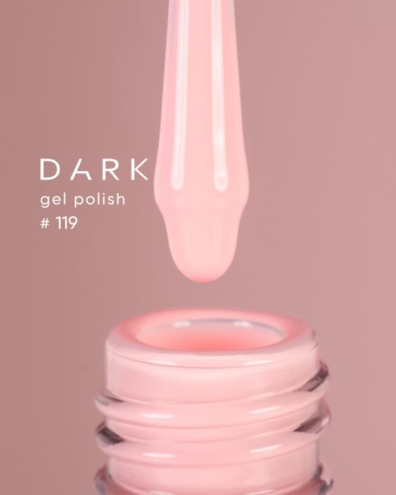 Гель-лак Dark 119 пастельный персиковый