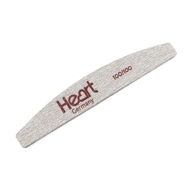 Пилка для ногтей HEART Half 100/100