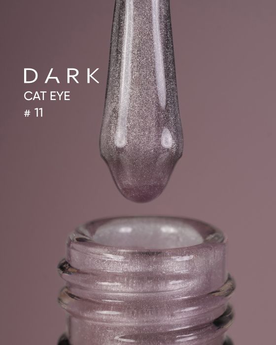 Гель-лак Dark кошачий глаз Cat Eye 11, 10мл