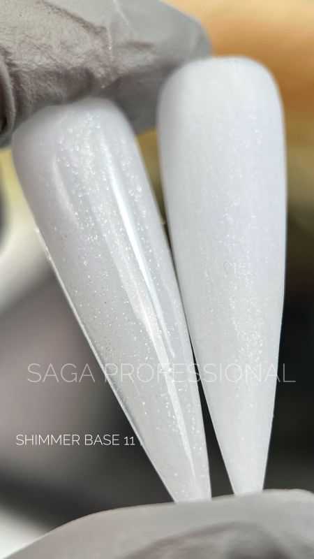 Камуфлююча база Saga Shimmer base 11 (баночка без пензлика), 15мл