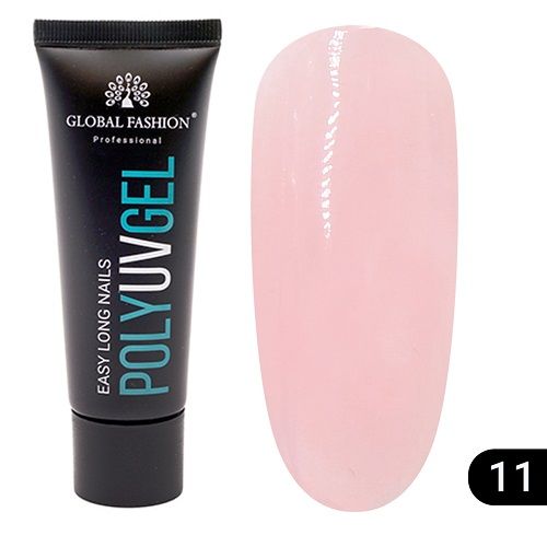 Поли гель Global Fashion 11 розовый 30г