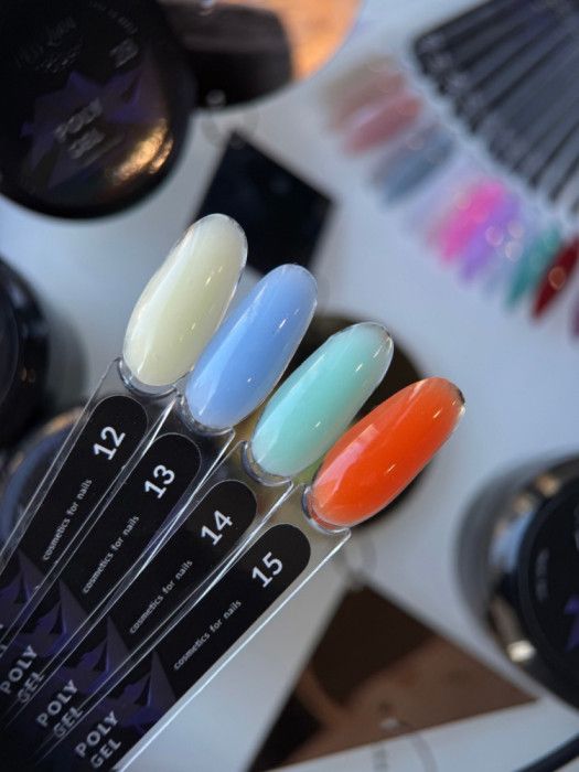 Полігель Miss Luna Premium PolyGel 13 блакитний, 15мл