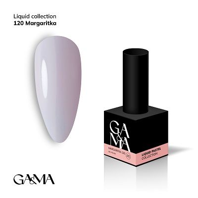 Гель-лак GaMa Liquid pastel 120 Margaritka 10мл