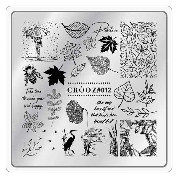 Пластина для стемпинга Crooz  12