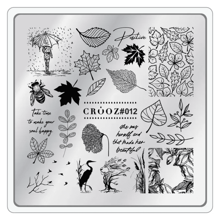 Пластина для стемпинга Crooz  12