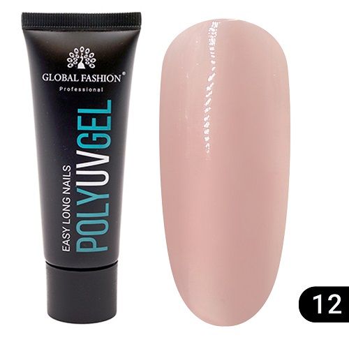 Полигель Global Fashion 12 персиковый 30г