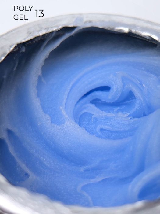 Полигель Miss Luna Premium PolyGel 13 голубой, 15мл