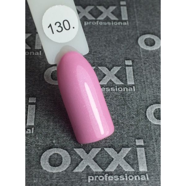 Гель-лак OXXI Professional №130 (нежный розовый с микроблеском), 8 мл