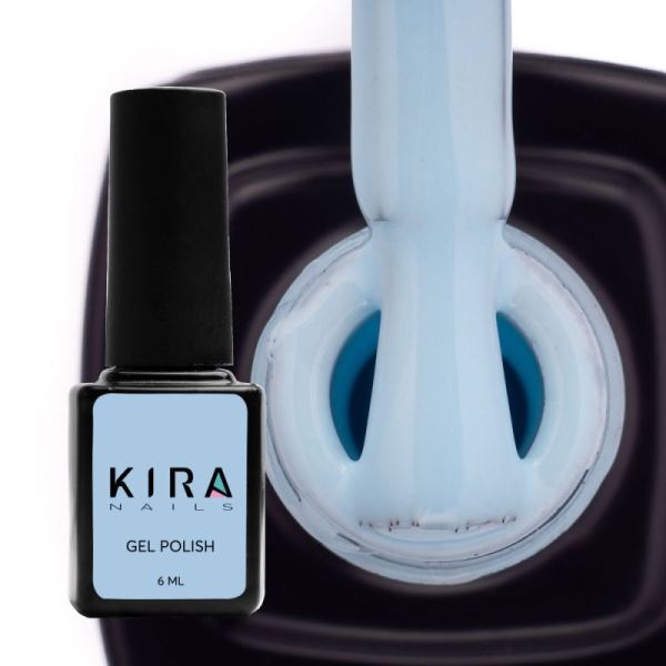 Гель-лак Kira Nails №131 (аквамариновый, эмаль), 6 мл