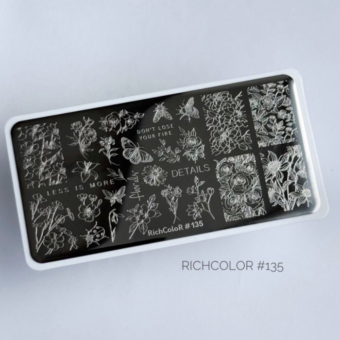 Пластина для стемпинга RichColor 135