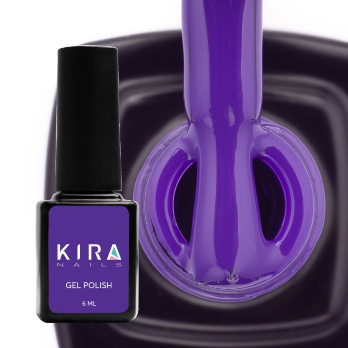 Гель-лак Kira Nails №136 (ультрамарин, емаль), 6 мл