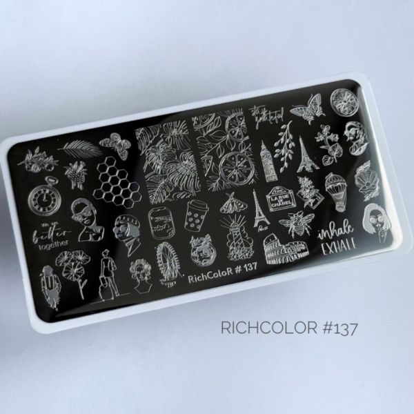 Пластина для стемпинга RichColor 137