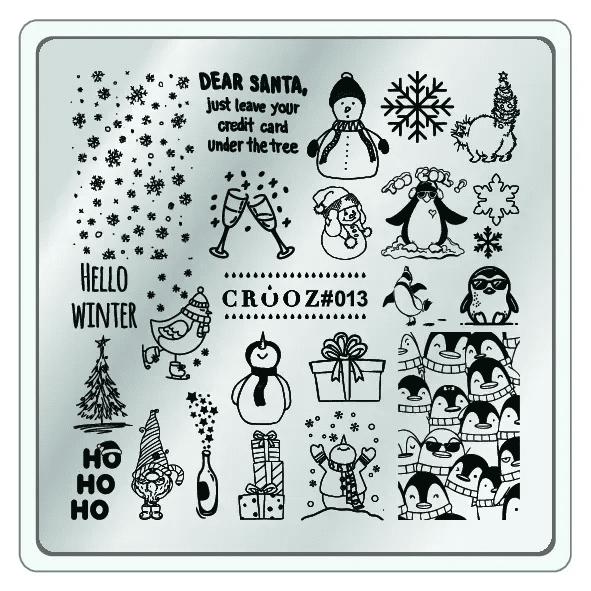 Пластина для стемпинга Crooz  13