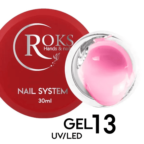 Гель для нігтів Roks Builder Gel 13 Темно-рожевий 30мл